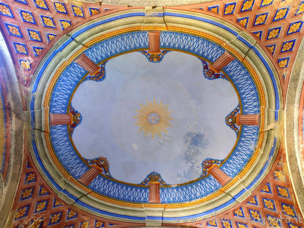 Candelo (Biella) - Soffitto della cappella di Santa Marta nella Chiesa di Santa Maria Maggiore